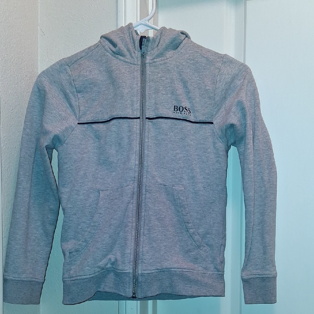 Hugo Boss Gray Sweatshirt Sporty Comfort